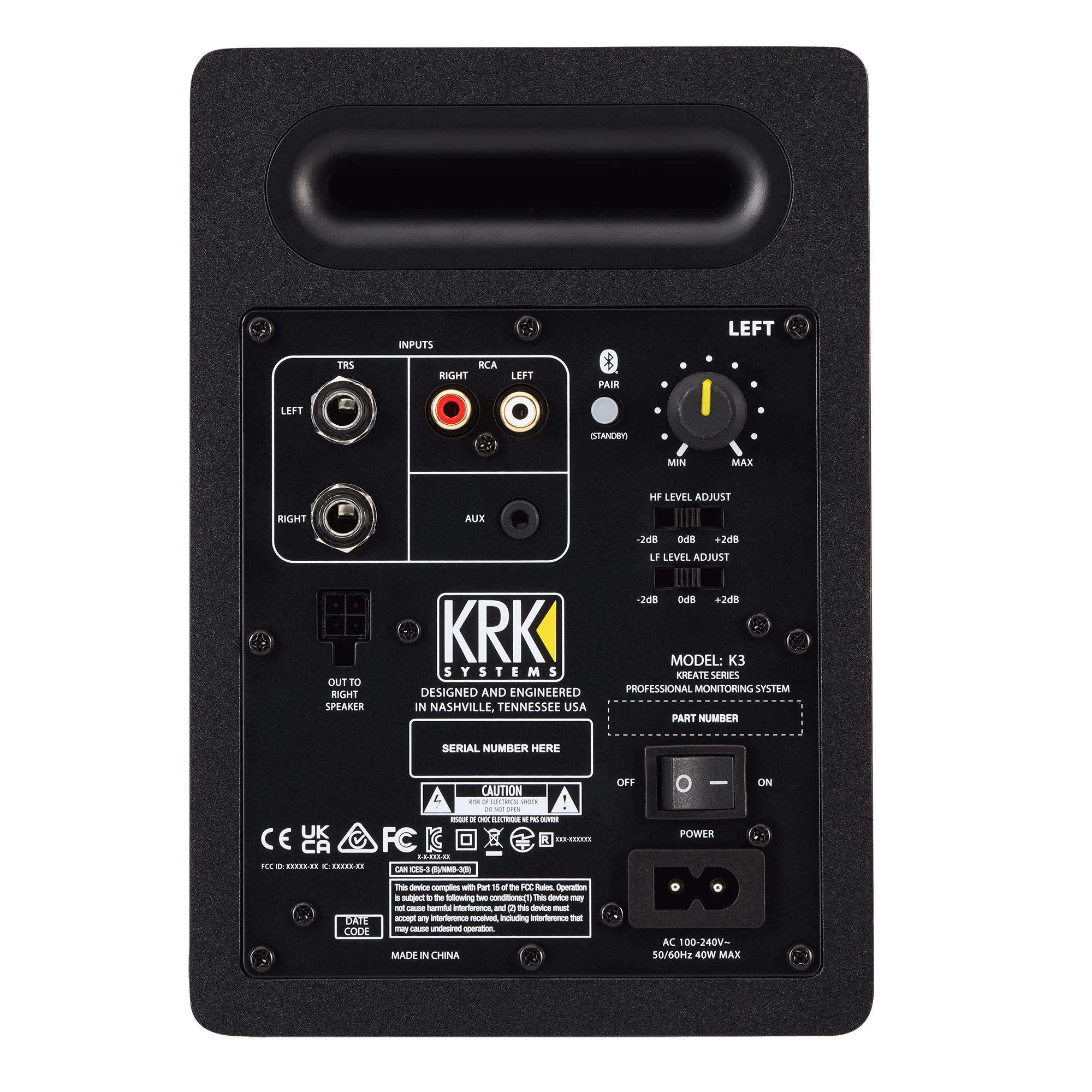 Kreate 3 Powered Studio Monitor, Pair - Image 4